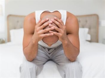 A impotencia nos homes é unha desafortunada consecuencia das recaídas da prostatite crónica