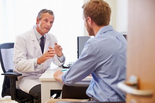 Consulte a un médico se ten prostatite